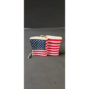 American Red White Blue Flag Decorative Ceiling/Lamp Pull